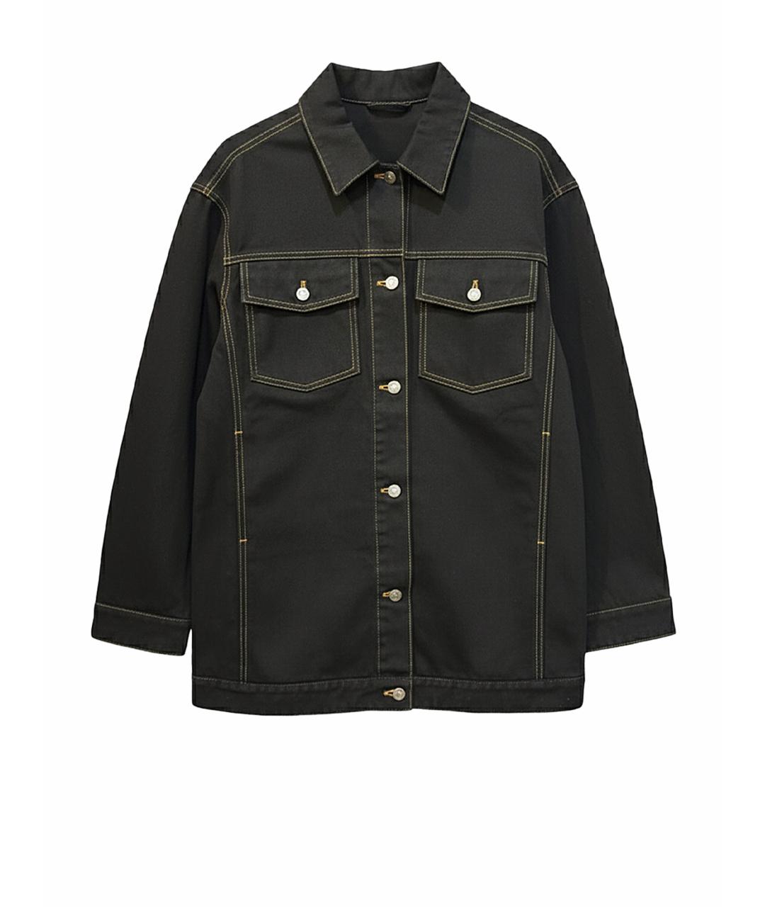 CHRISTIAN DIOR Черная хлопковая рубашка, фото 1