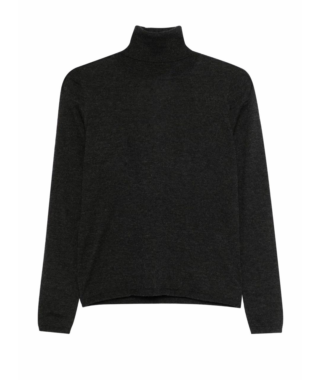 MAX MARA Антрацитовая кашемировая водолазка, фото 1