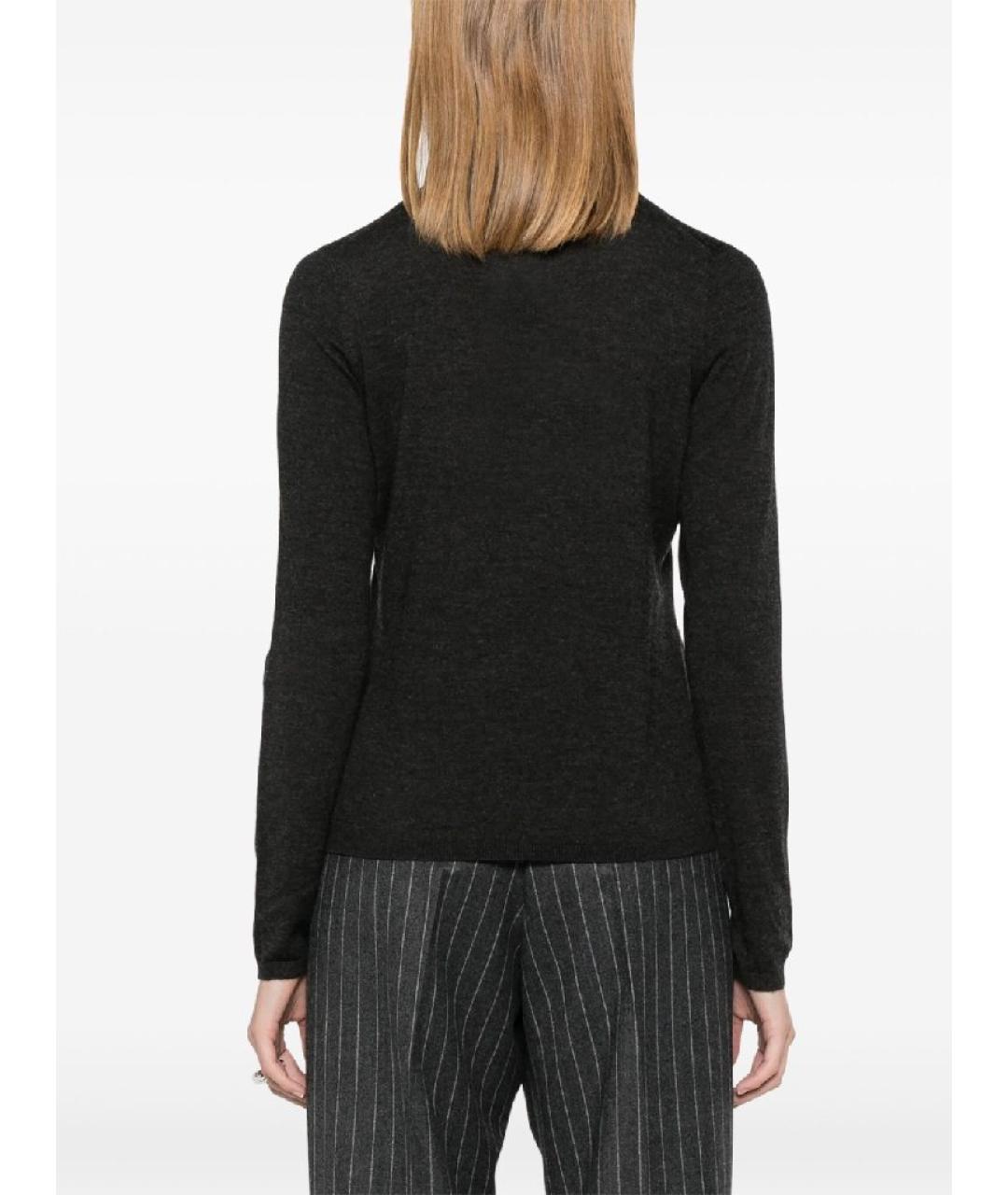 MAX MARA Антрацитовая кашемировая водолазка, фото 3