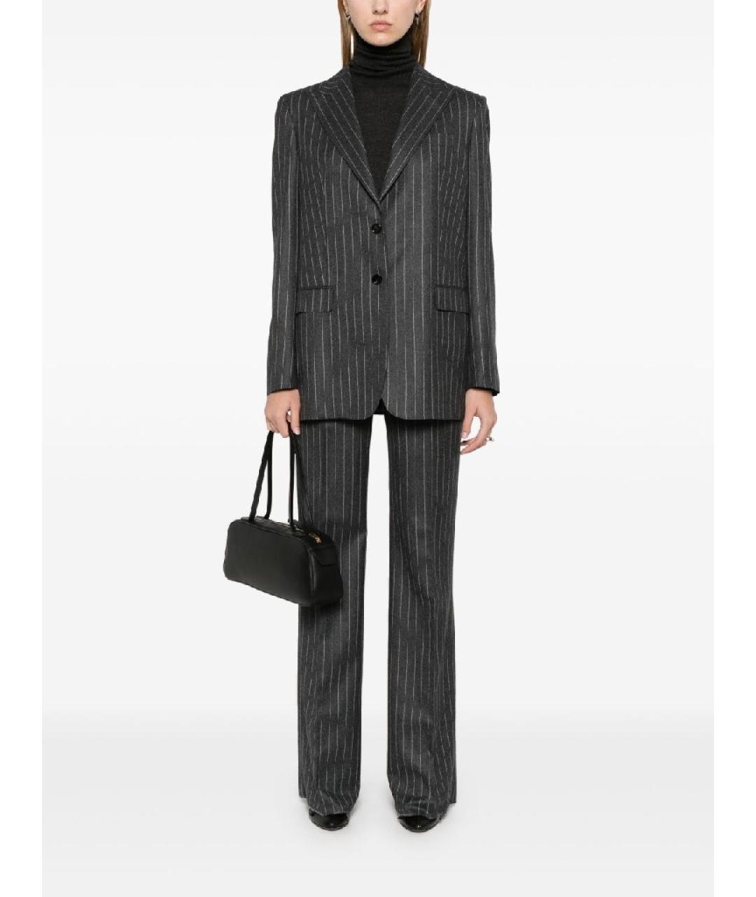 MAX MARA Антрацитовая кашемировая водолазка, фото 5