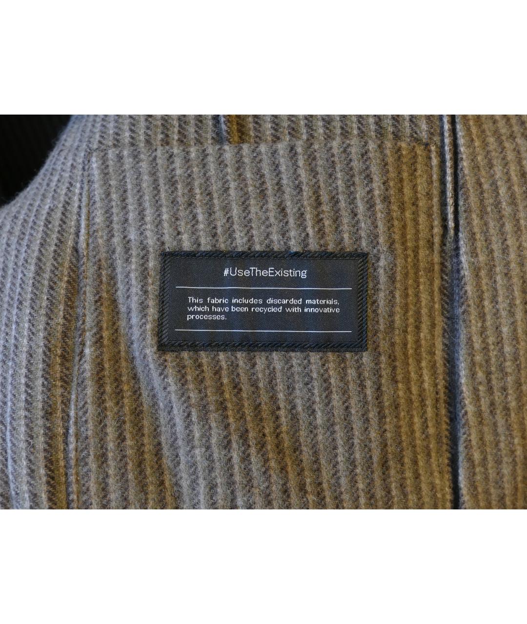 ZZEGNA Коричневый шерстяной пиджак, фото 5