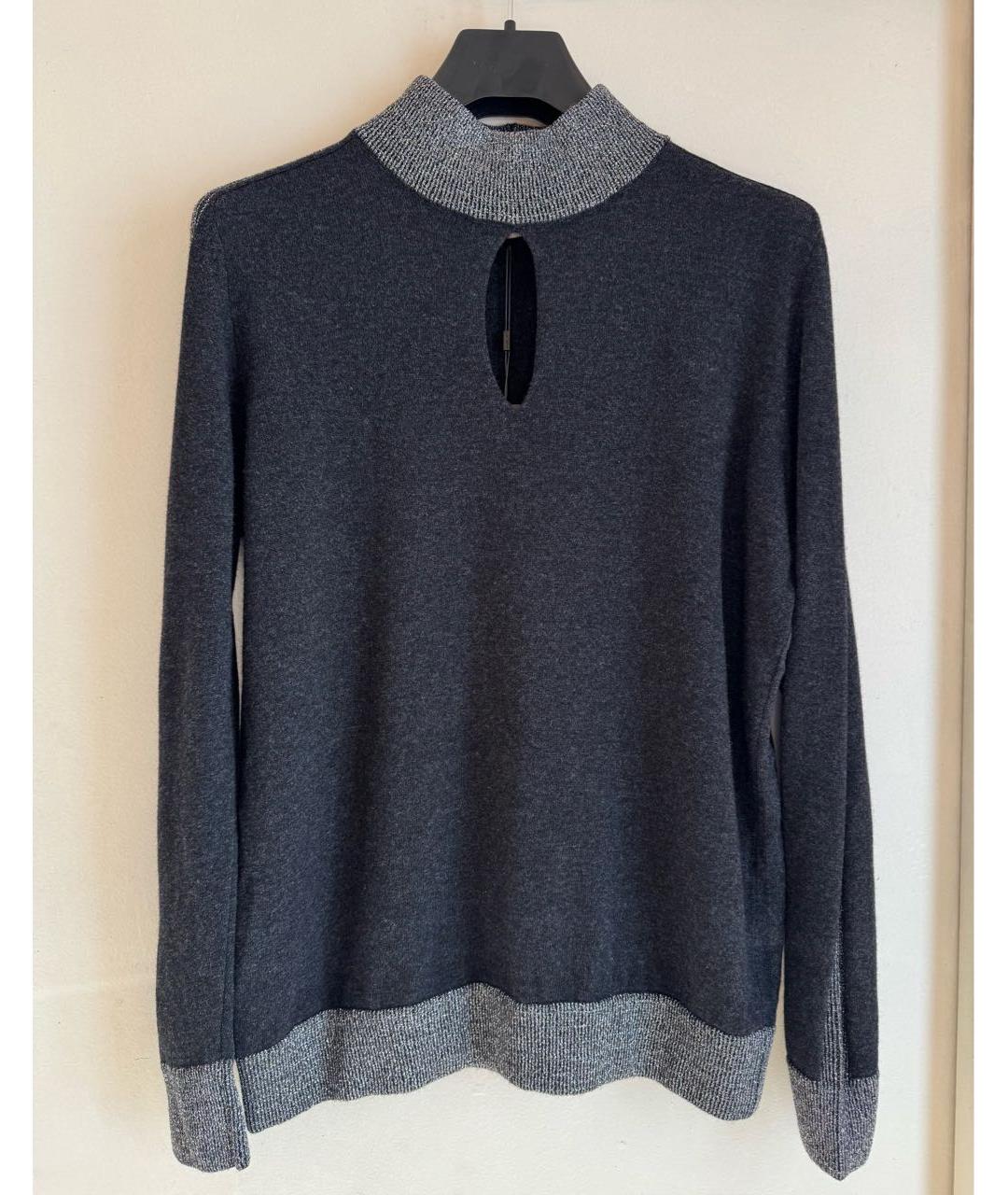 D.EXTERIOR Антрацитовый кашемировый костюм с брюками, фото 9