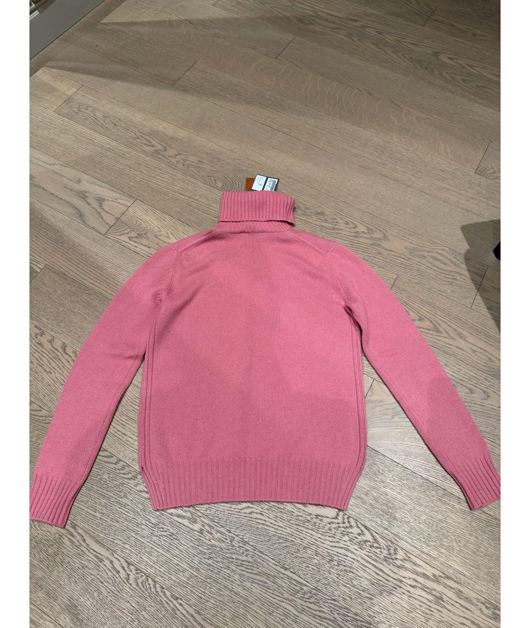 LORO PIANA Коралловый кашемировый джемпер / свитер, фото 2