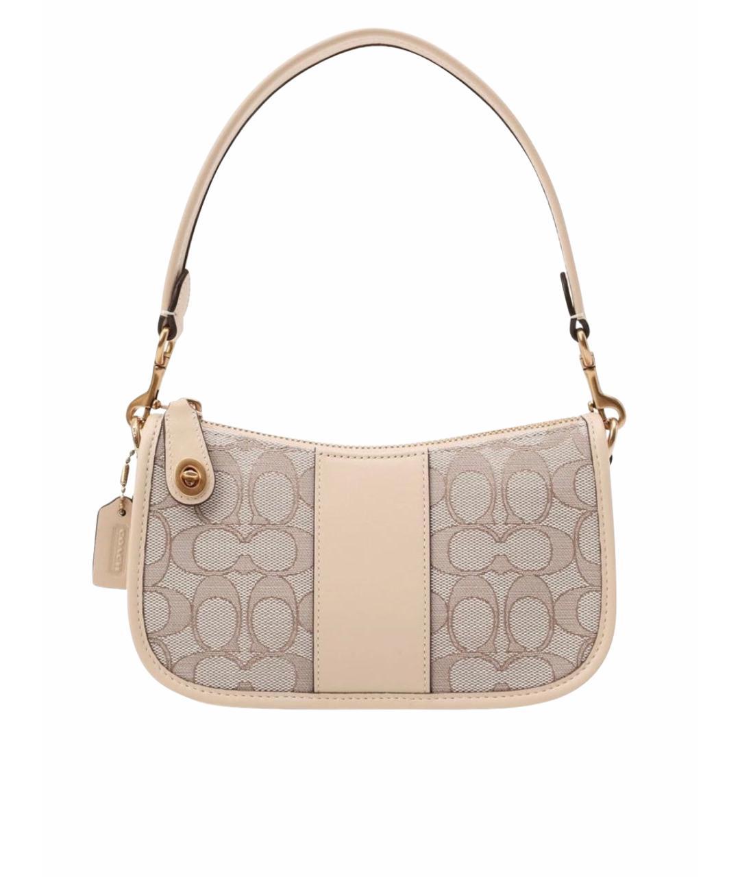 COACH Бежевая сумка через плечо, фото 1