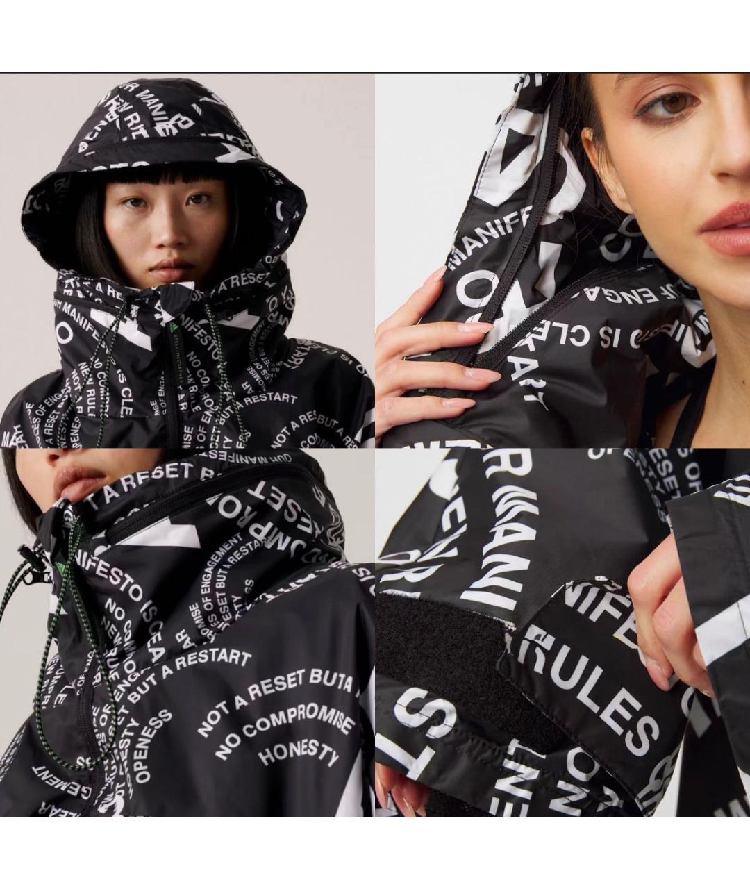 ADIDAS BY STELLA MCCARTNEY Черный тренч/плащ, фото 6