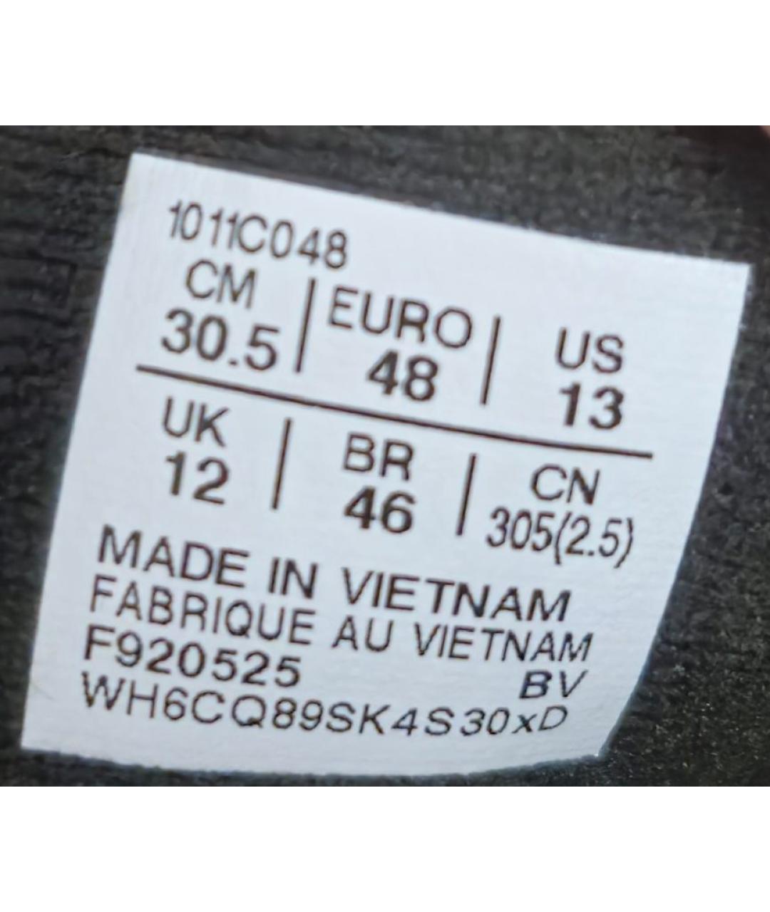 ASICS Хаки синтетические низкие кроссовки / кеды, фото 7