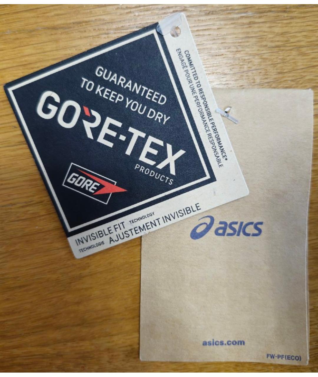 ASICS Хаки синтетические низкие кроссовки / кеды, фото 5