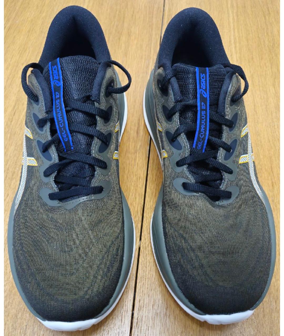 ASICS Хаки синтетические низкие кроссовки / кеды, фото 2