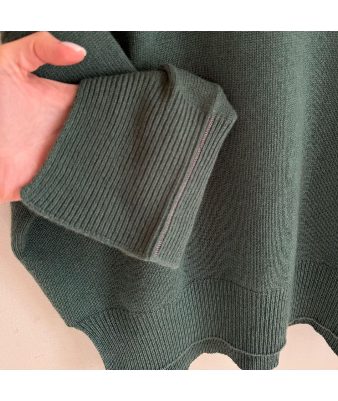 PESERICO Зеленый кашемировый джемпер / свитер, фото 7