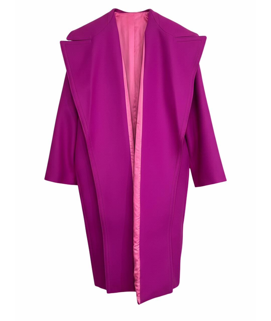 NO. 21 Фуксия шерстяное пальто, фото 1