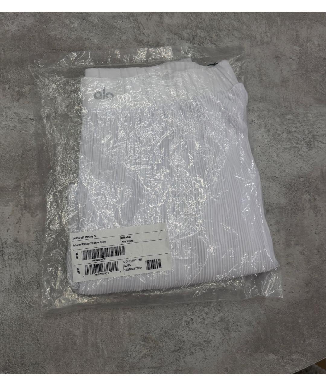 ALO YOGA Белая юбка-шорты, фото 2