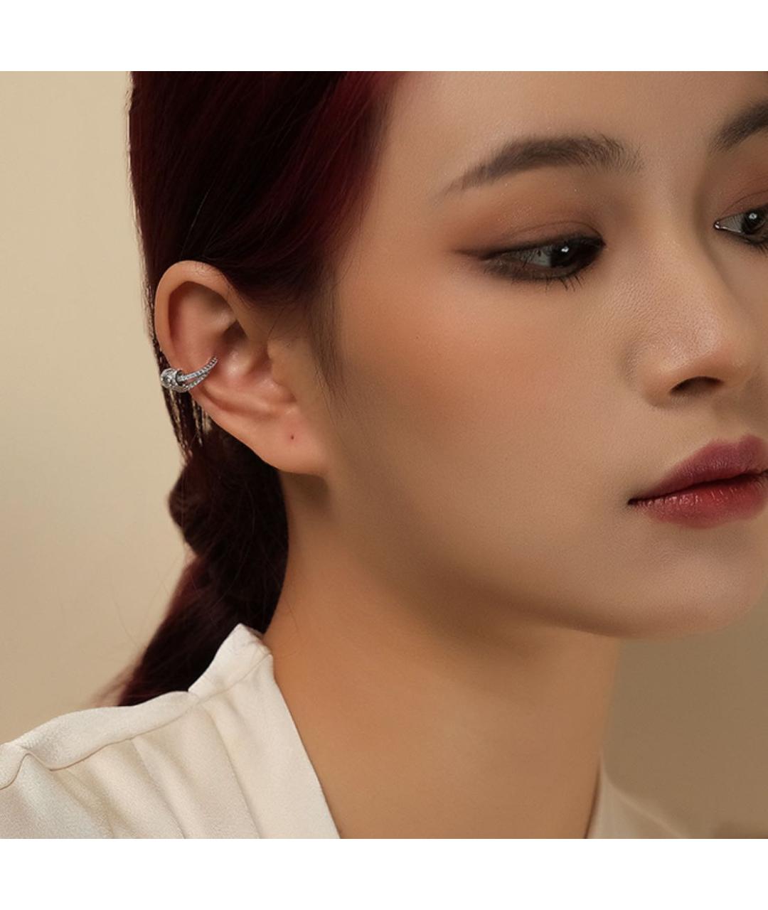 APM Monaco Серебряные серебряные клипсы, фото 3