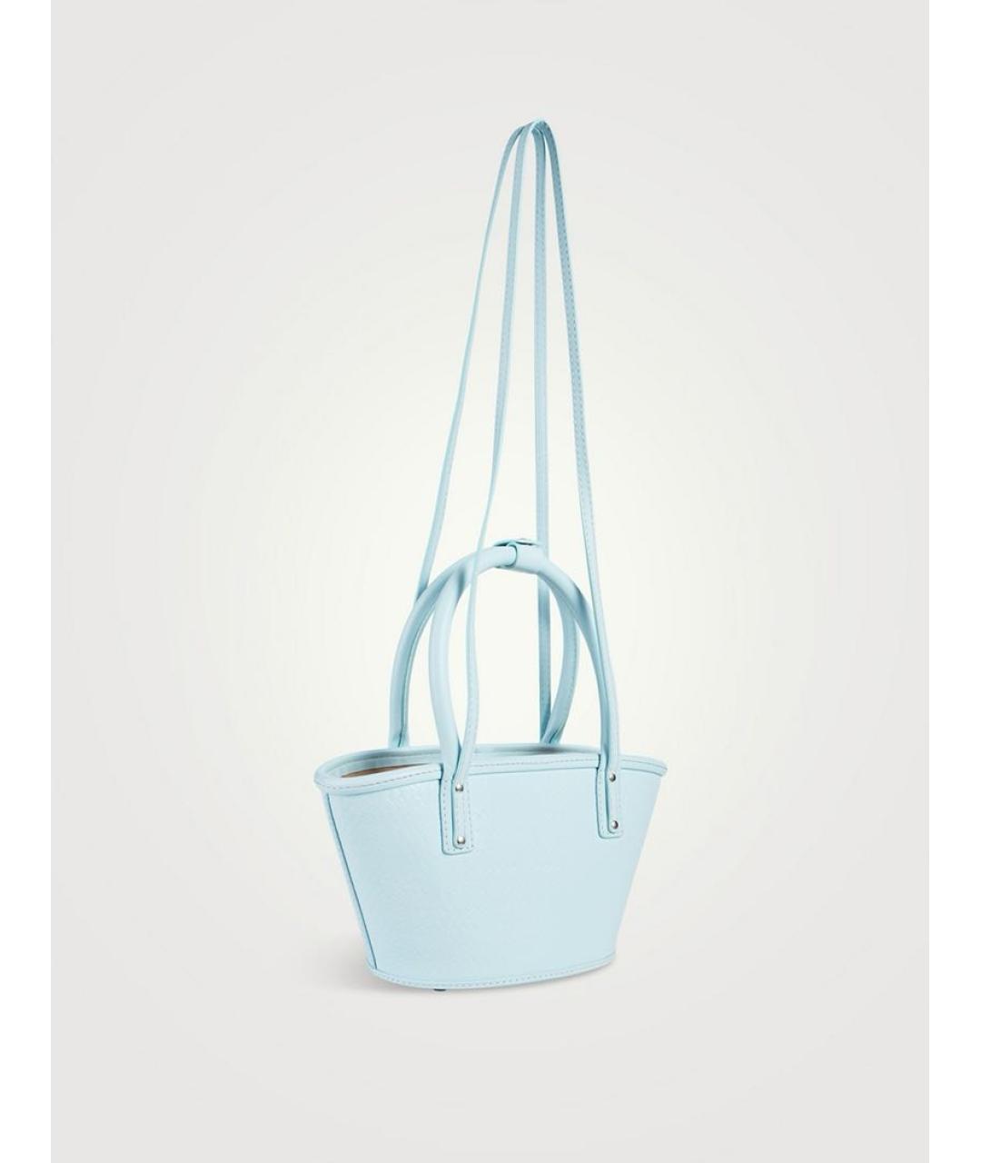 JACQUEMUS Голубая сумка тоут, фото 2