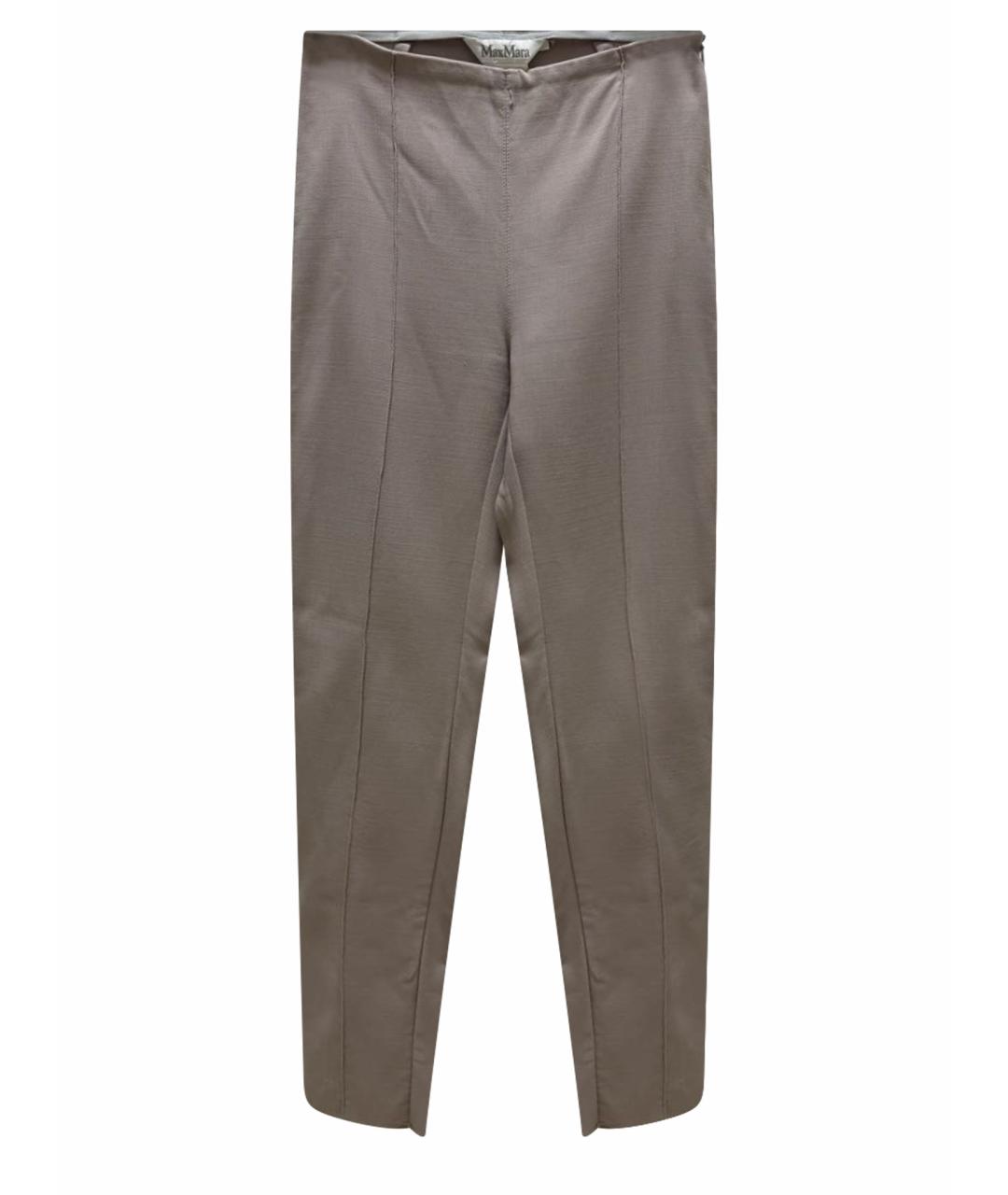 'S MAX MARA Бежевые брюки узкие, фото 1