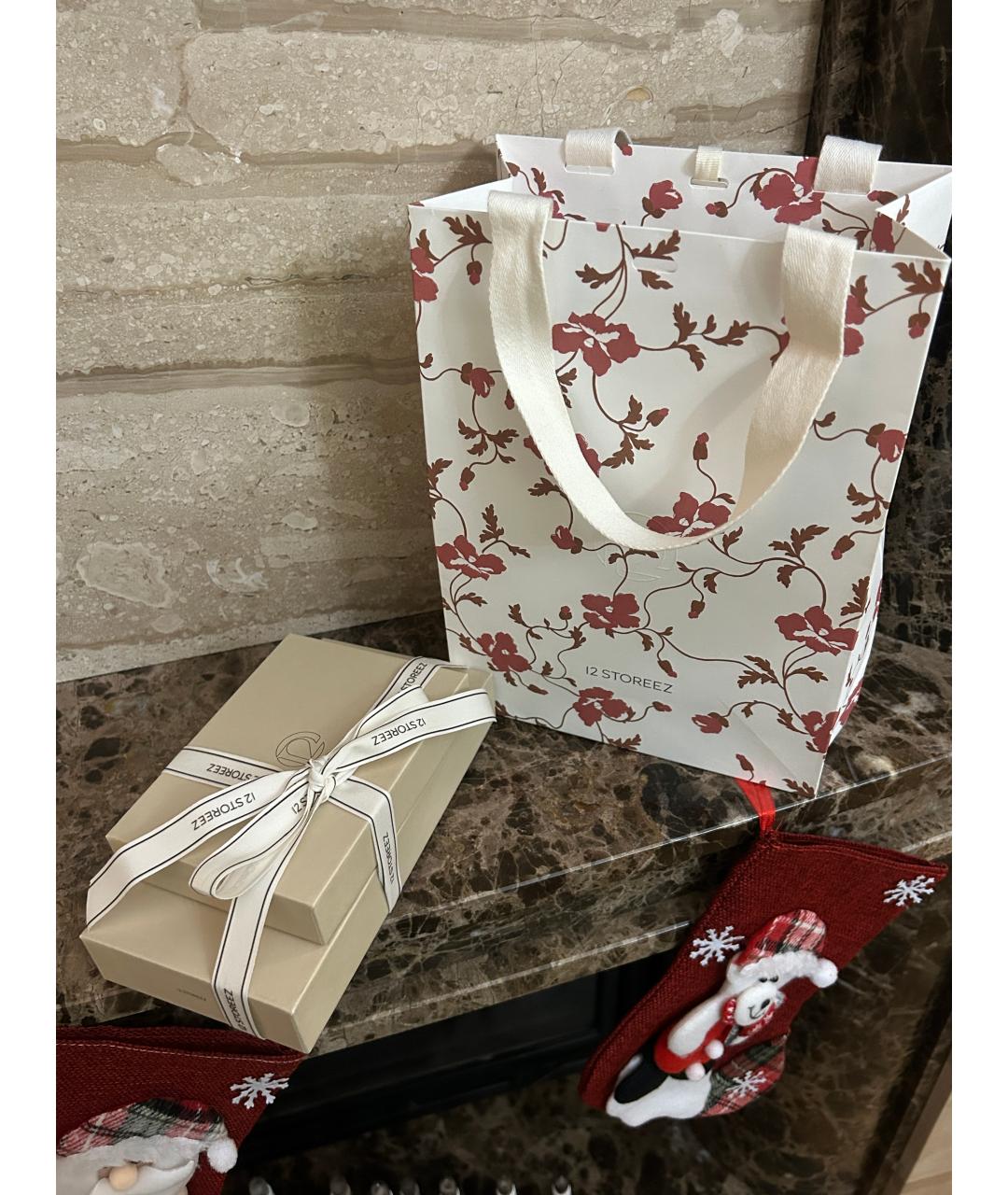 12 STOREEZ Серый кожаный кардхолдер, фото 3