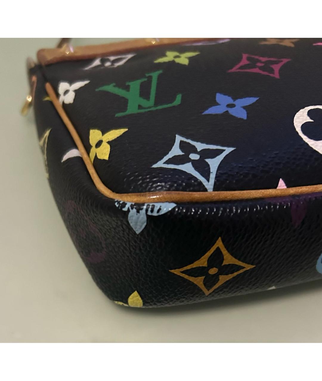 LOUIS VUITTON Черная сумка с короткими ручками, фото 8