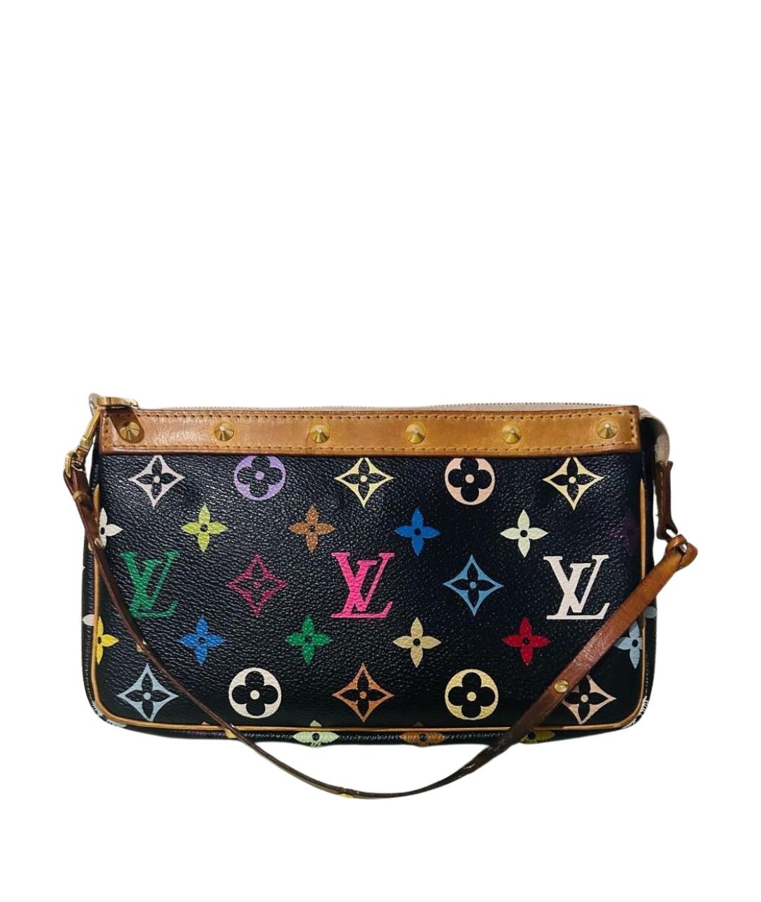 LOUIS VUITTON Черная сумка с короткими ручками, фото 1