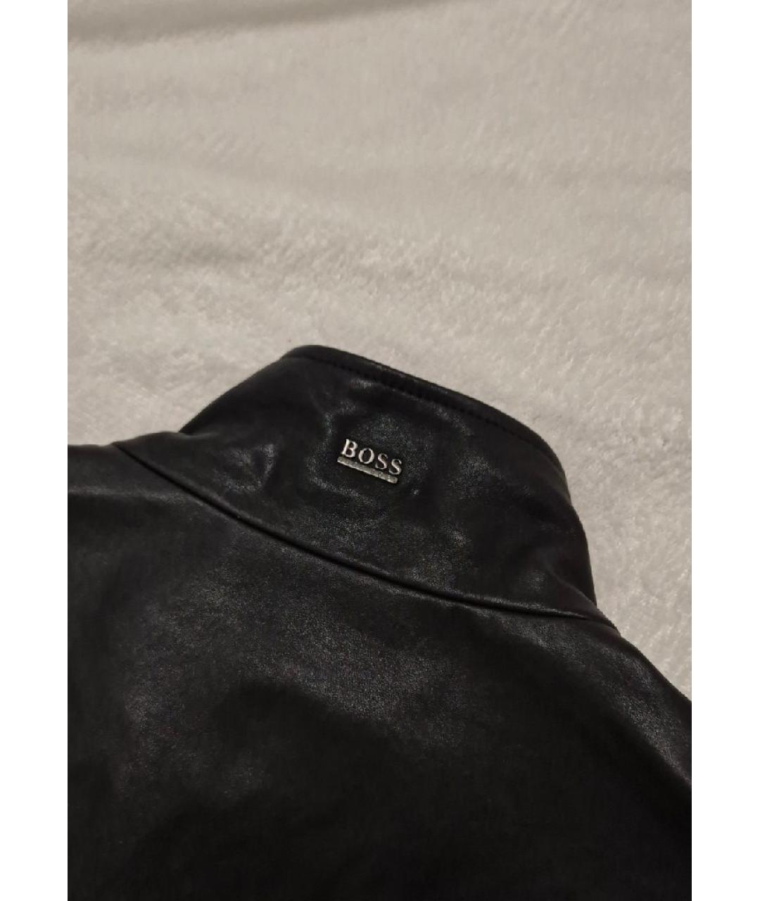 HUGO BOSS Черная полиэстеровая куртка, фото 8