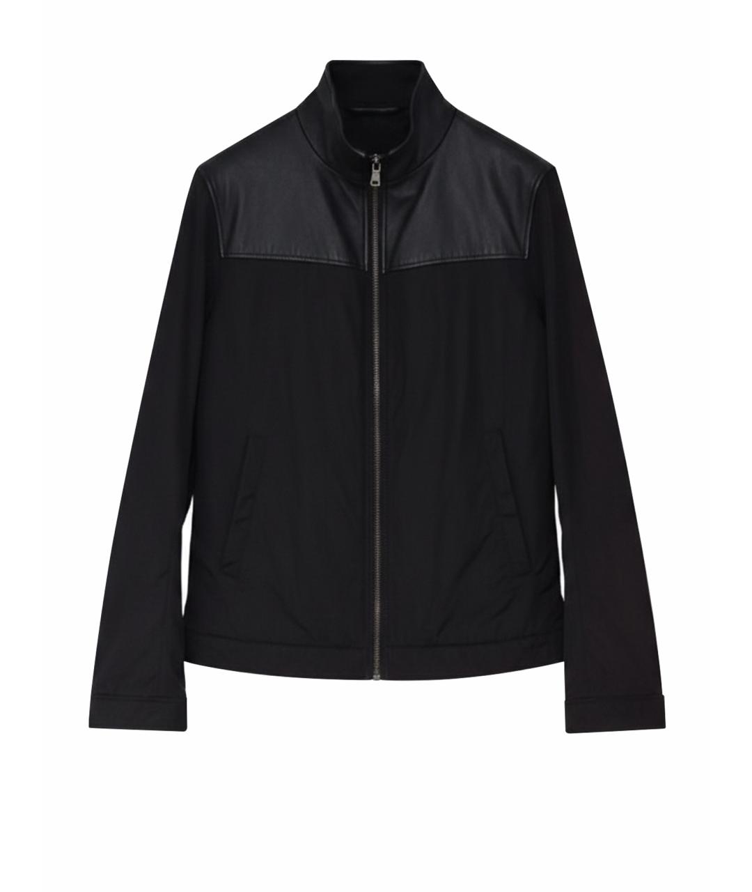 HUGO BOSS Черная полиэстеровая куртка, фото 1