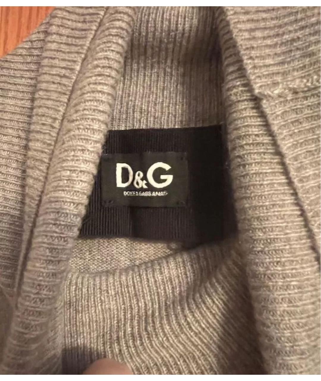 DOLCE&GABBANA Серое повседневное платье, фото 2