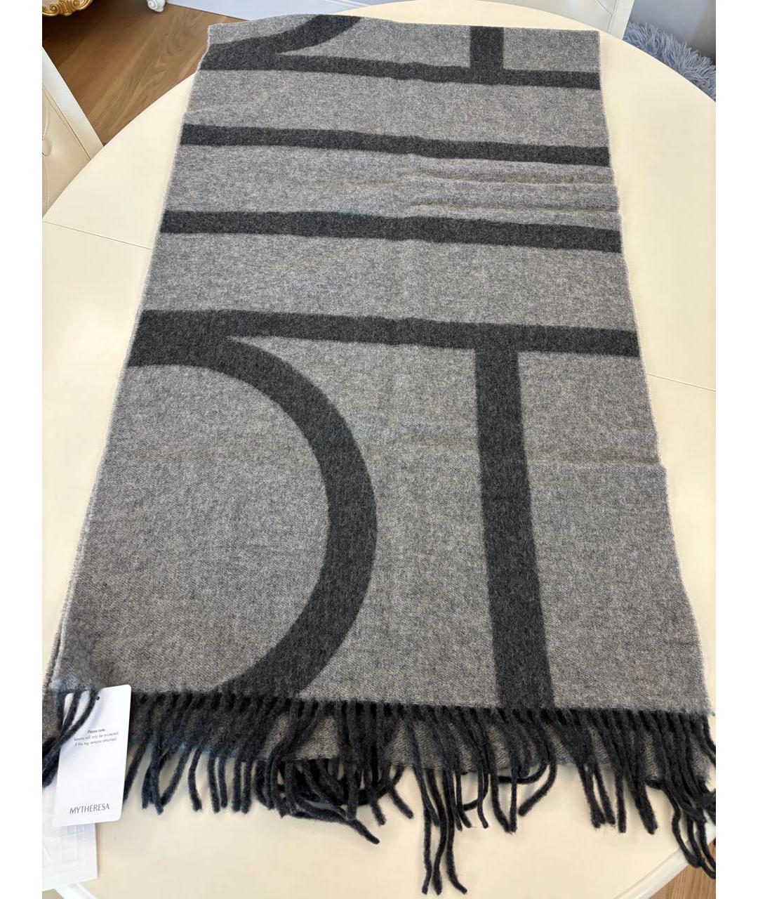 TOTEME Серый шарф, фото 5