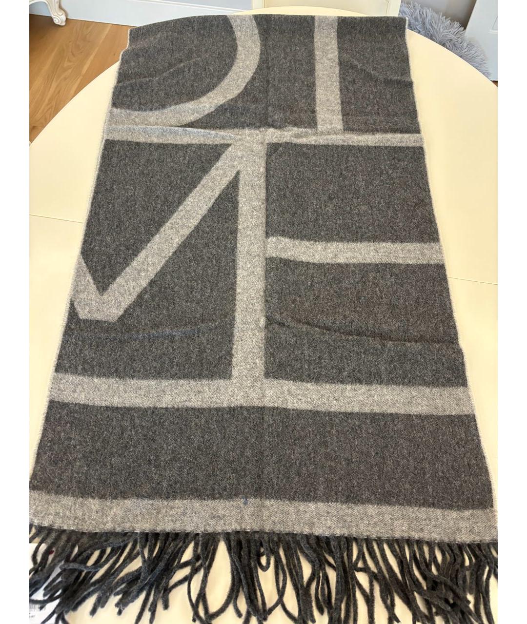 TOTEME Серый шарф, фото 6