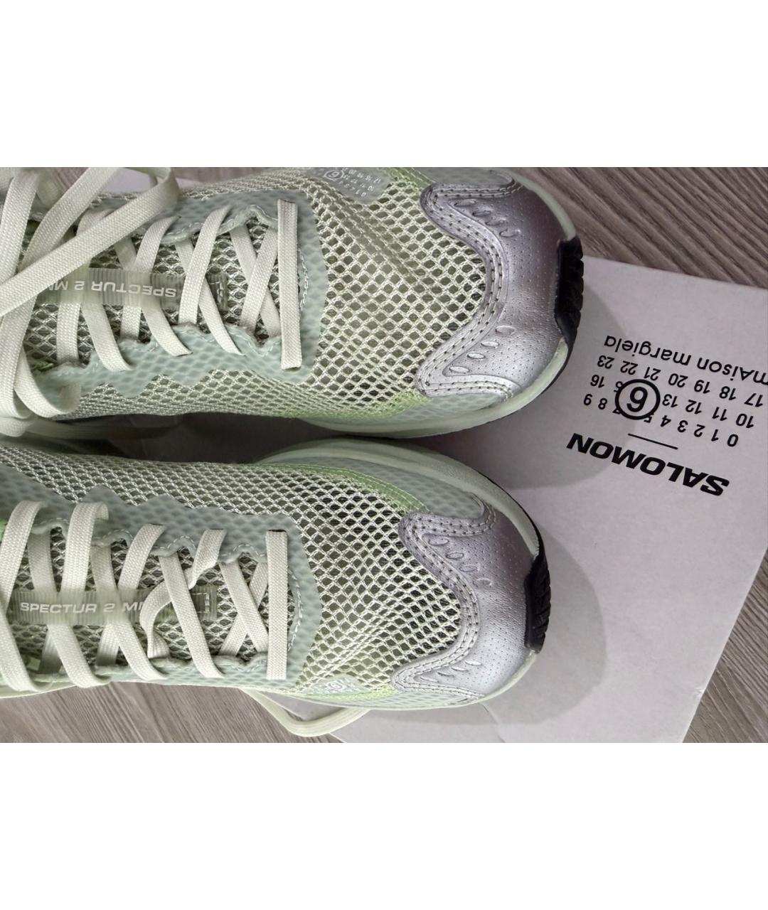 MM6 MAISON MARGIELA Салатовые кроссовки, фото 8