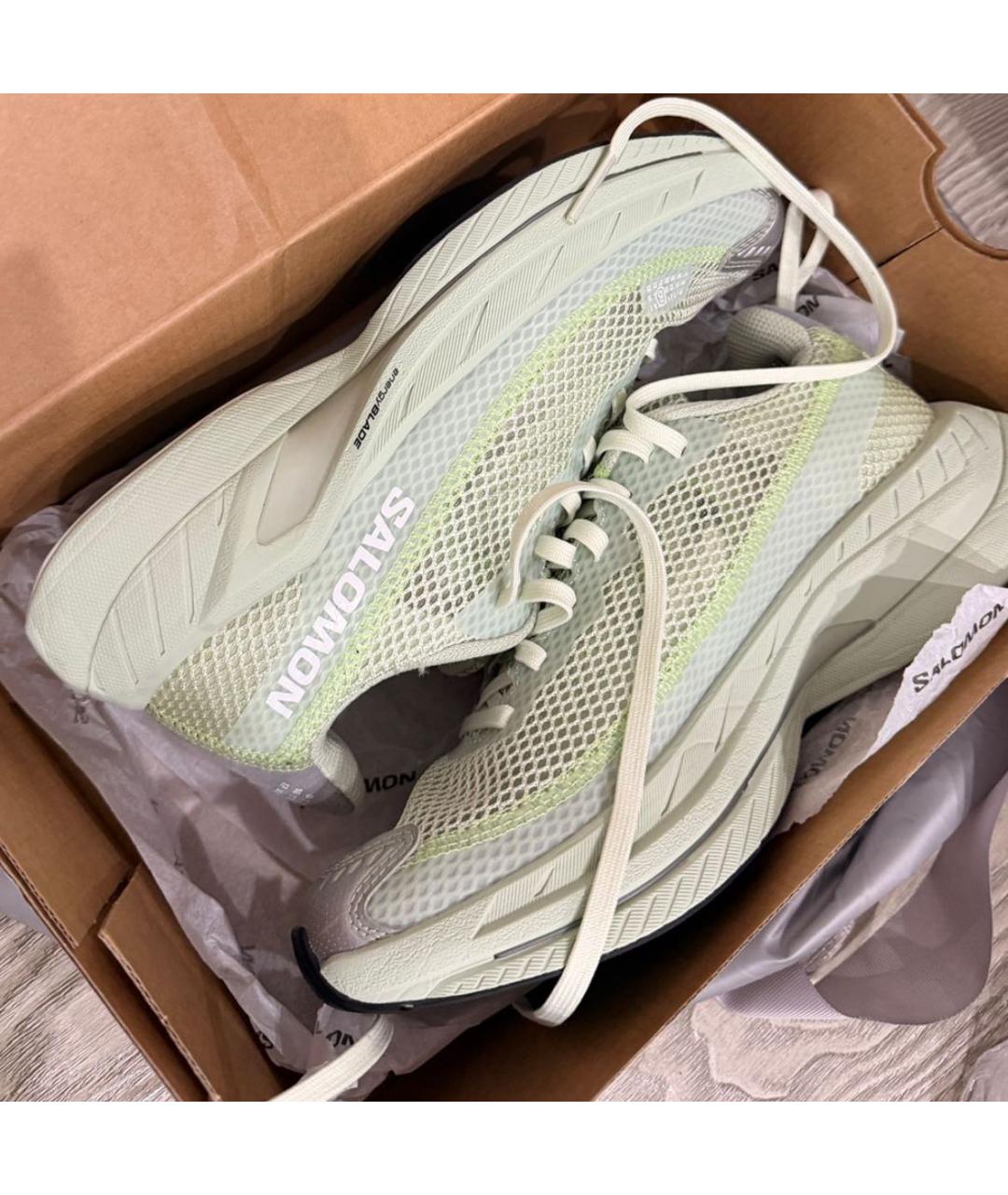 MM6 MAISON MARGIELA Салатовые кроссовки, фото 6