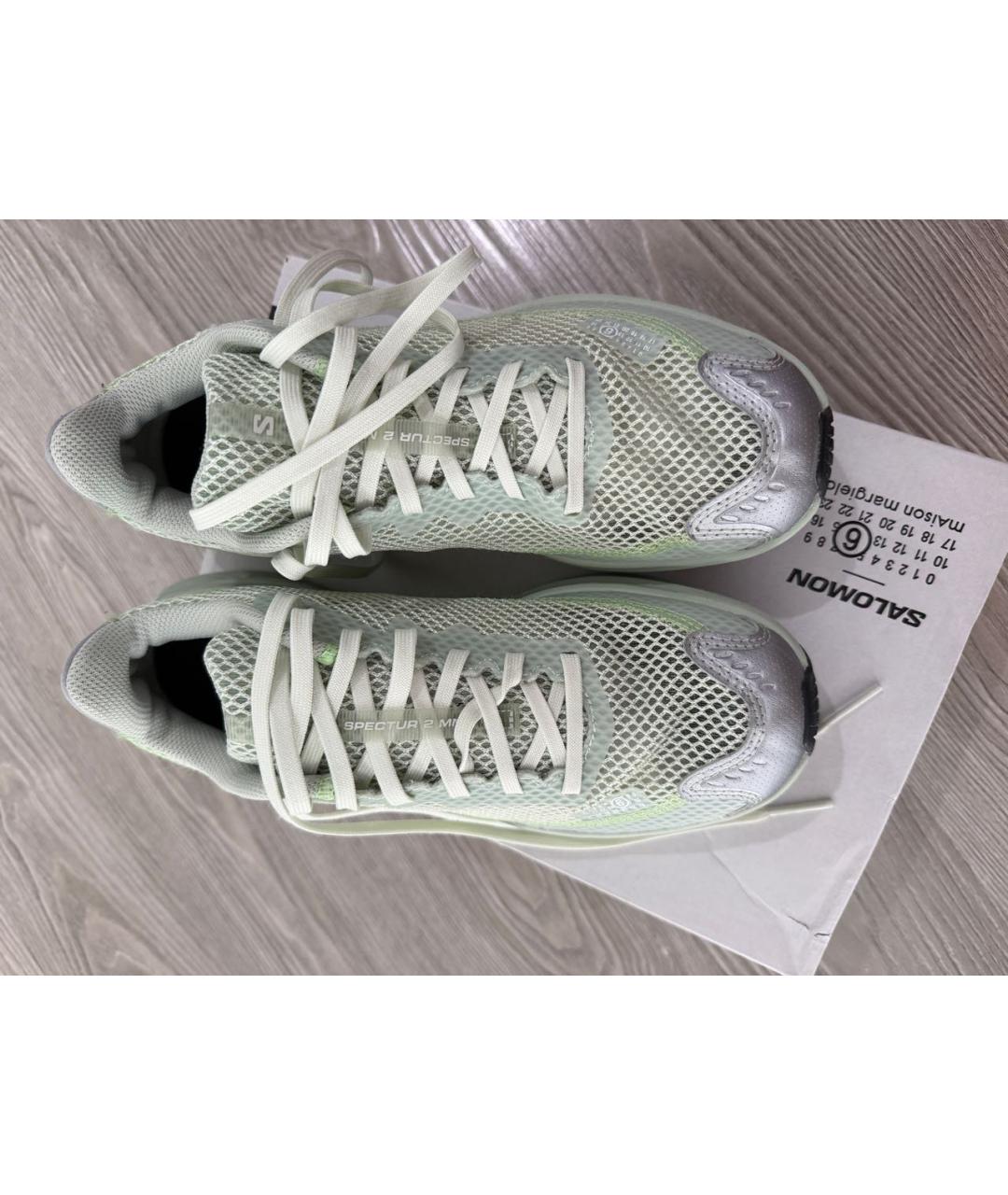 MM6 MAISON MARGIELA Салатовые кроссовки, фото 4