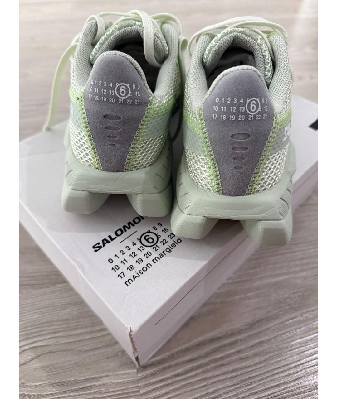 MM6 MAISON MARGIELA Салатовые кроссовки, фото 3