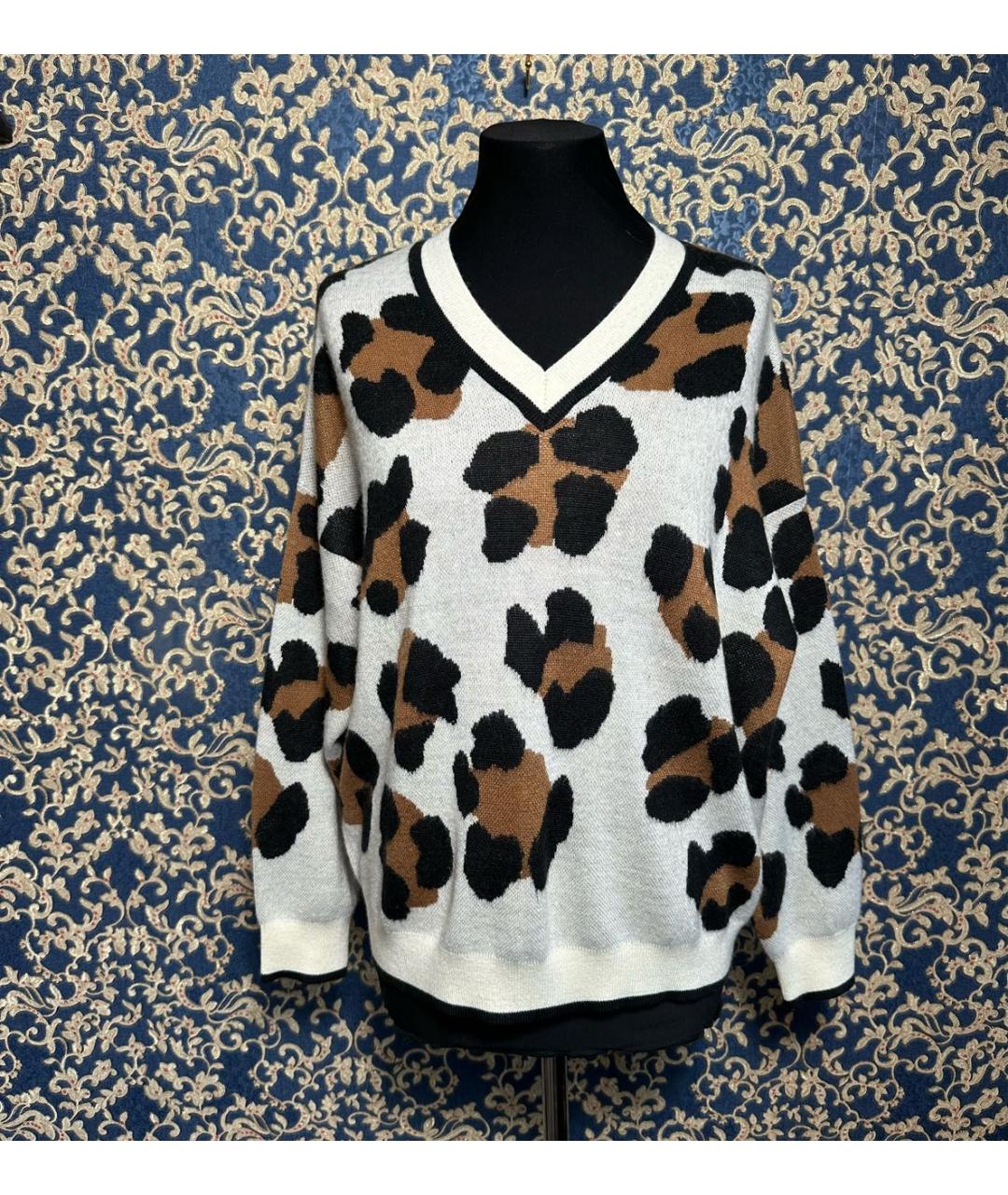 TWIN-SET Белый шерстяной джемпер / свитер, фото 9