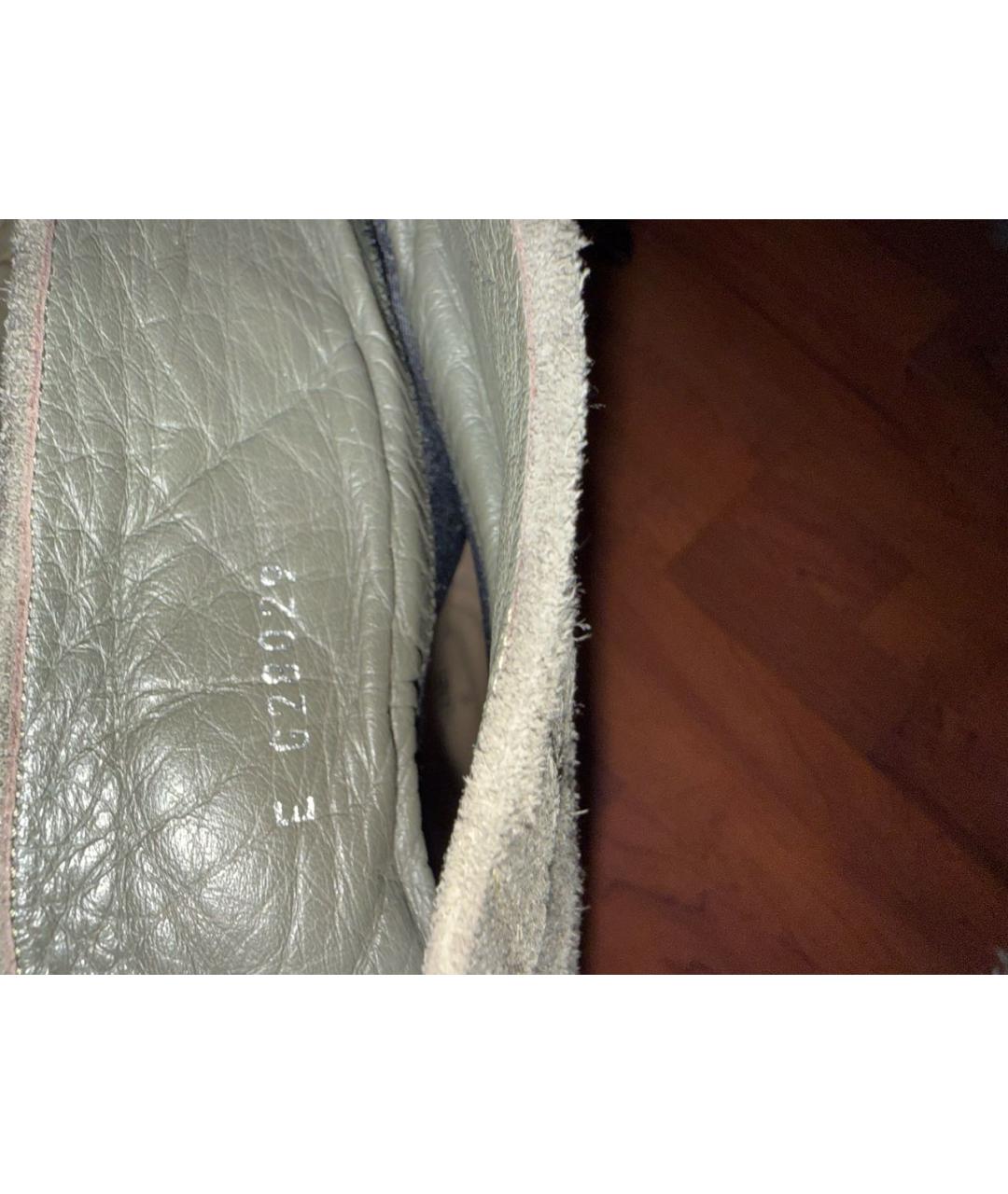 CHANEL Хаки замшевые ботфорты, фото 7