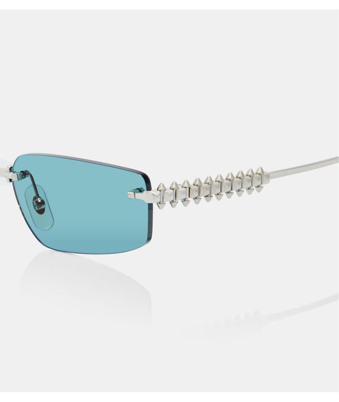 CARTIER Серебряные металлические солнцезащитные очки, фото 3