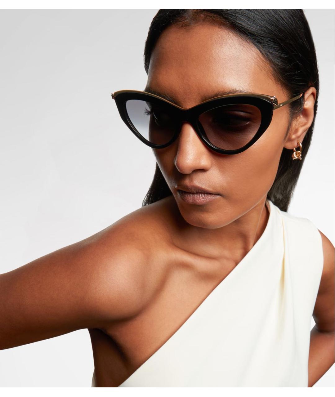 CARTIER Черные пластиковые солнцезащитные очки, фото 5