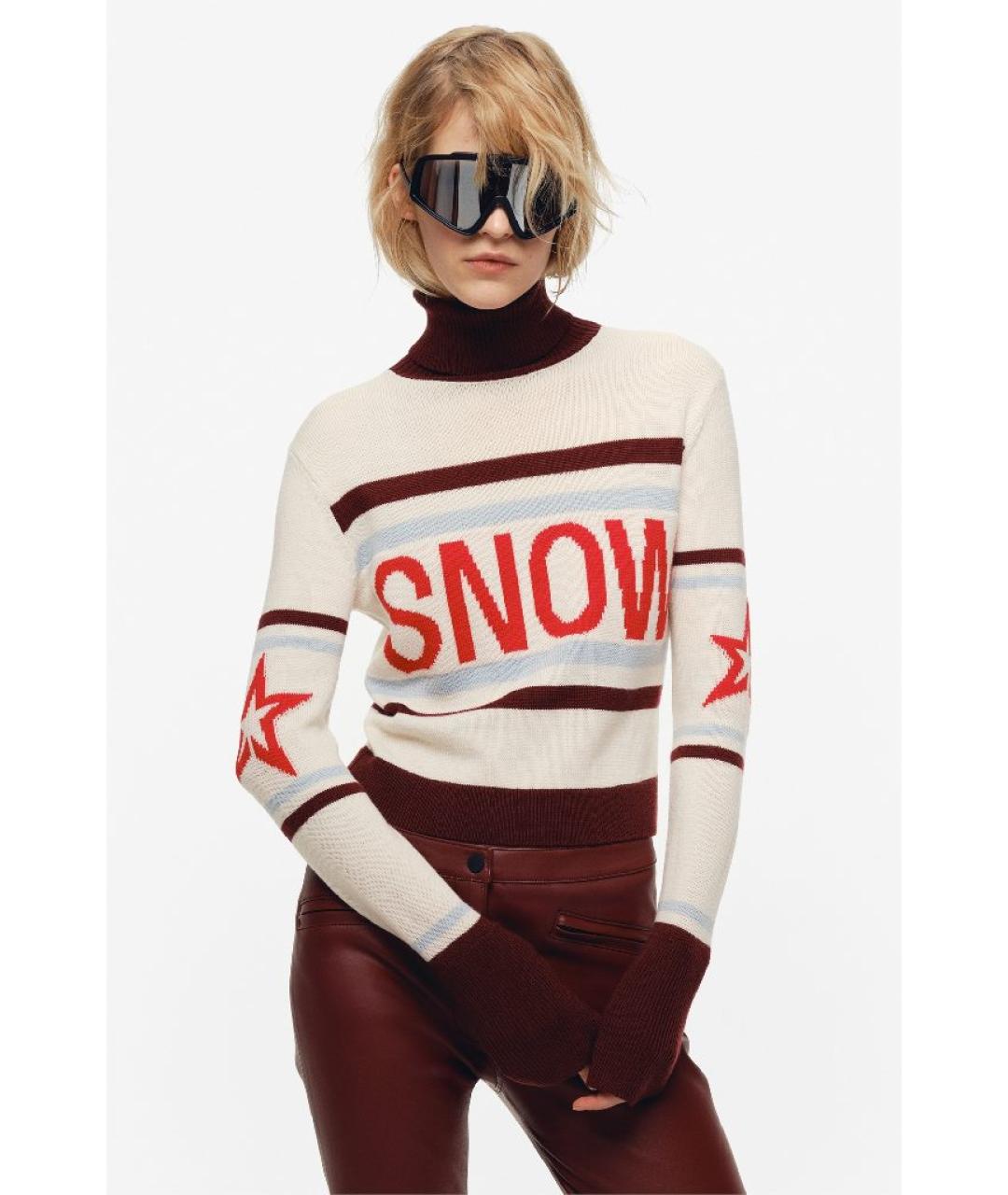 PERFECT MOMENT Бордовый шерстяной джемпер / свитер, фото 2