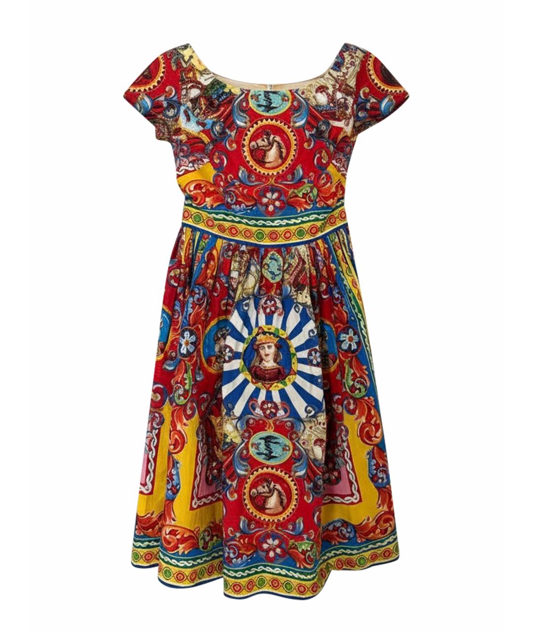 DOLCE&GABBANA Хлопковое коктейльное платье, фото 1