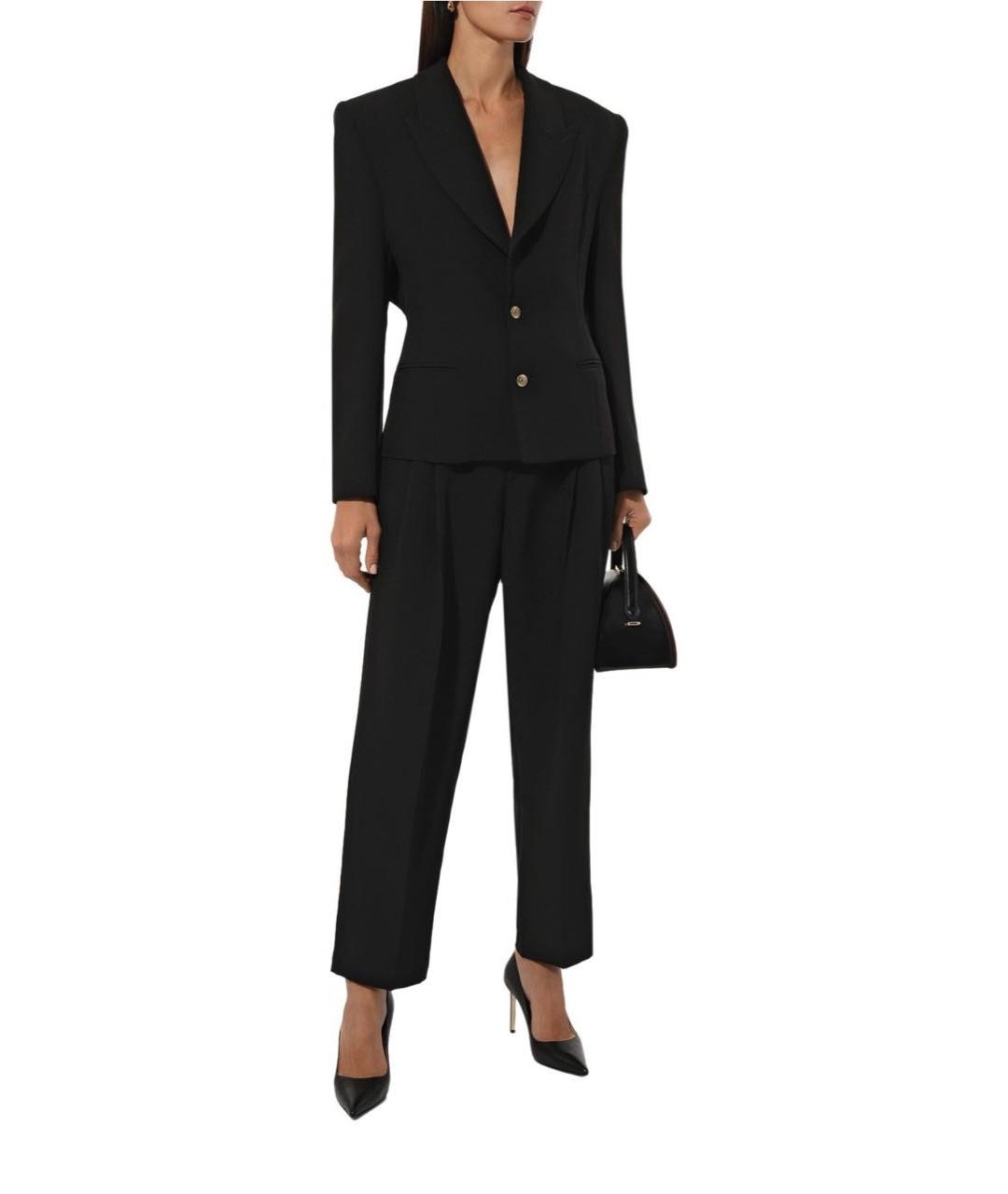 VERSACE JEANS COUTURE Черный полиэстеровый жакет/пиджак, фото 3