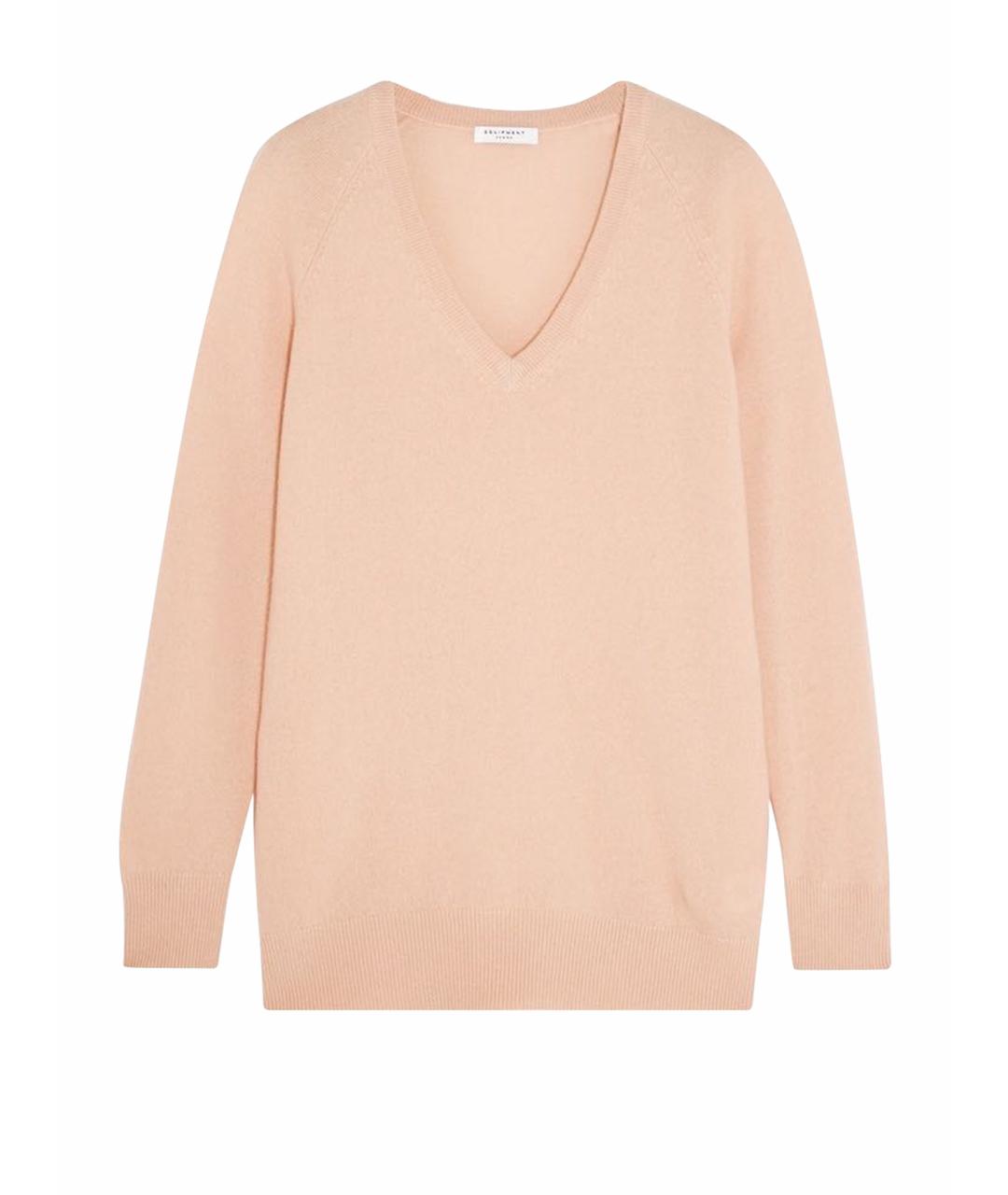 EQUIPMENT Бежевый кашемировый джемпер / свитер, фото 1