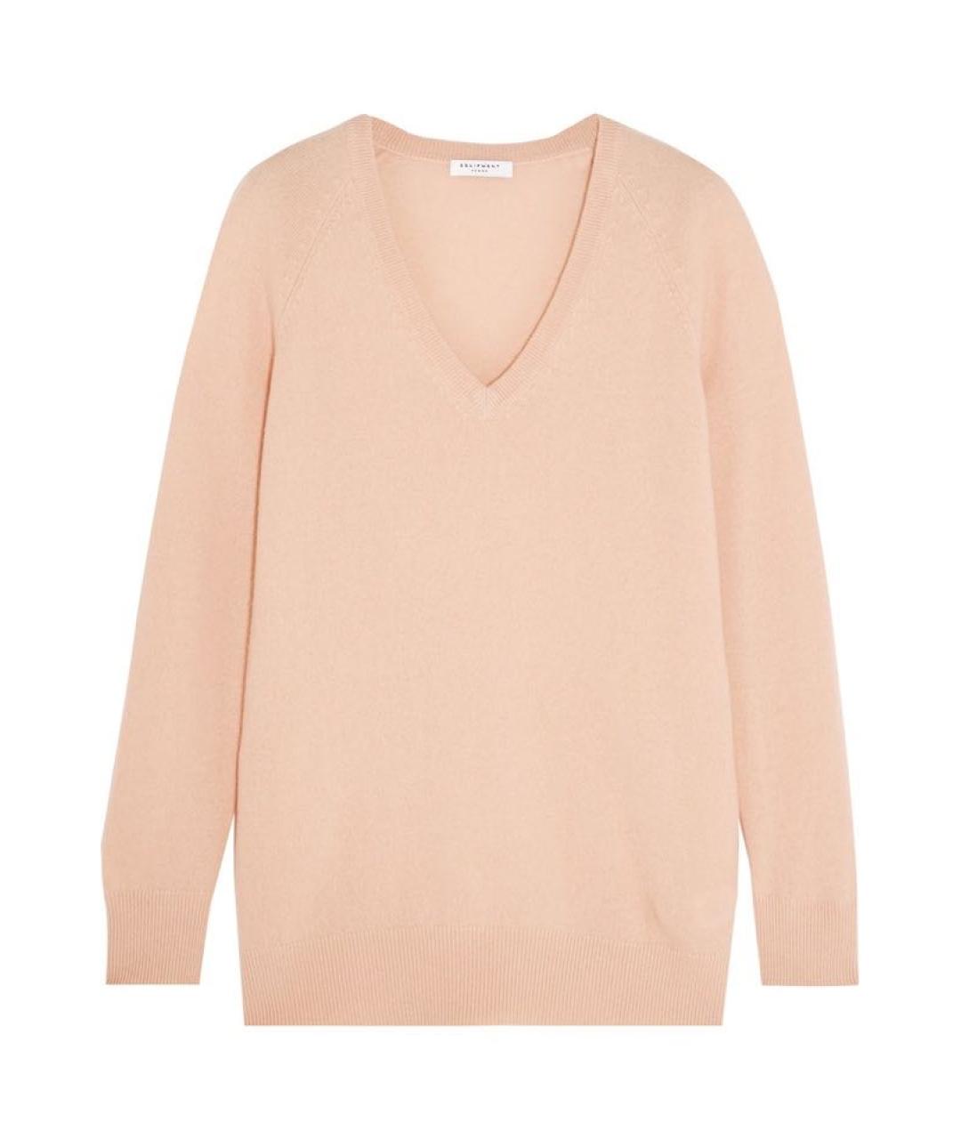 EQUIPMENT Бежевый кашемировый джемпер / свитер, фото 2