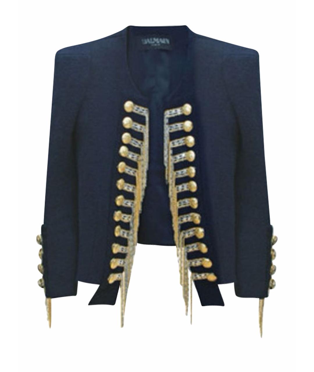 PIERRE BALMAIN Темно-синий жакет/пиджак, фото 1