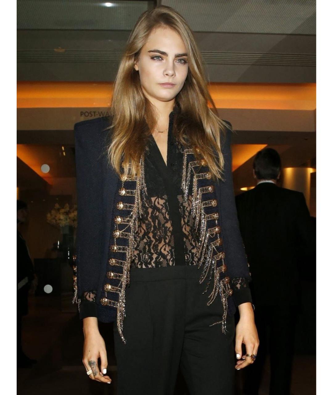 PIERRE BALMAIN Темно-синий жакет/пиджак, фото 7