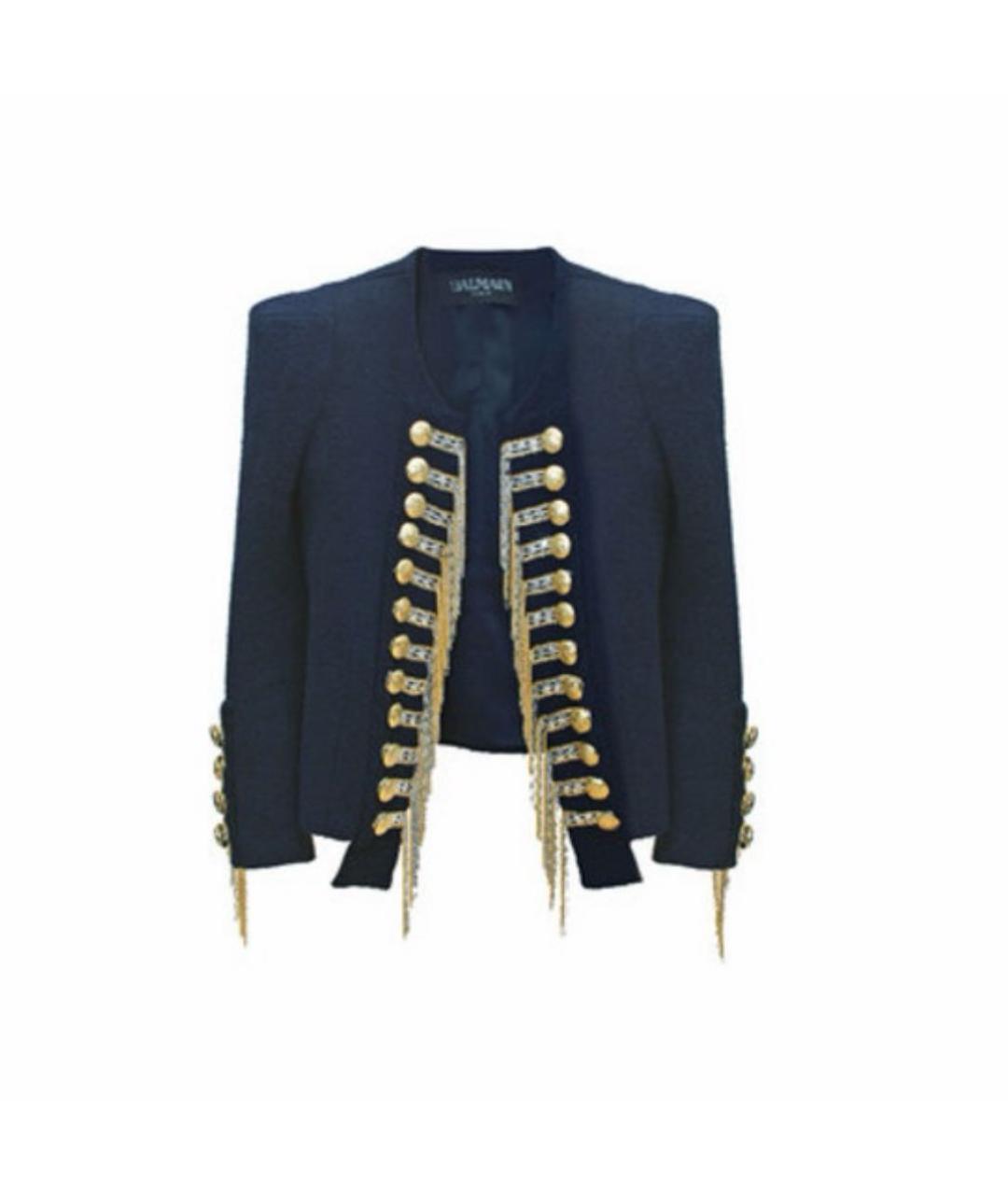 PIERRE BALMAIN Темно-синий жакет/пиджак, фото 8