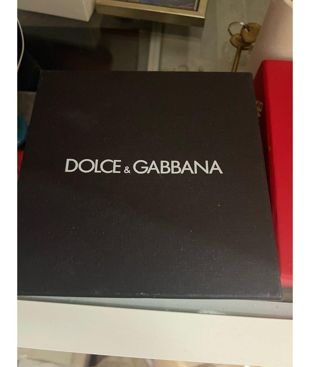 DOLCE&GABBANA Черный ремень из лакированной кожи, фото 5