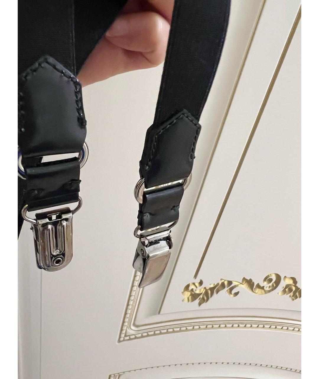 DOLCE&GABBANA Черный ремень из лакированной кожи, фото 3