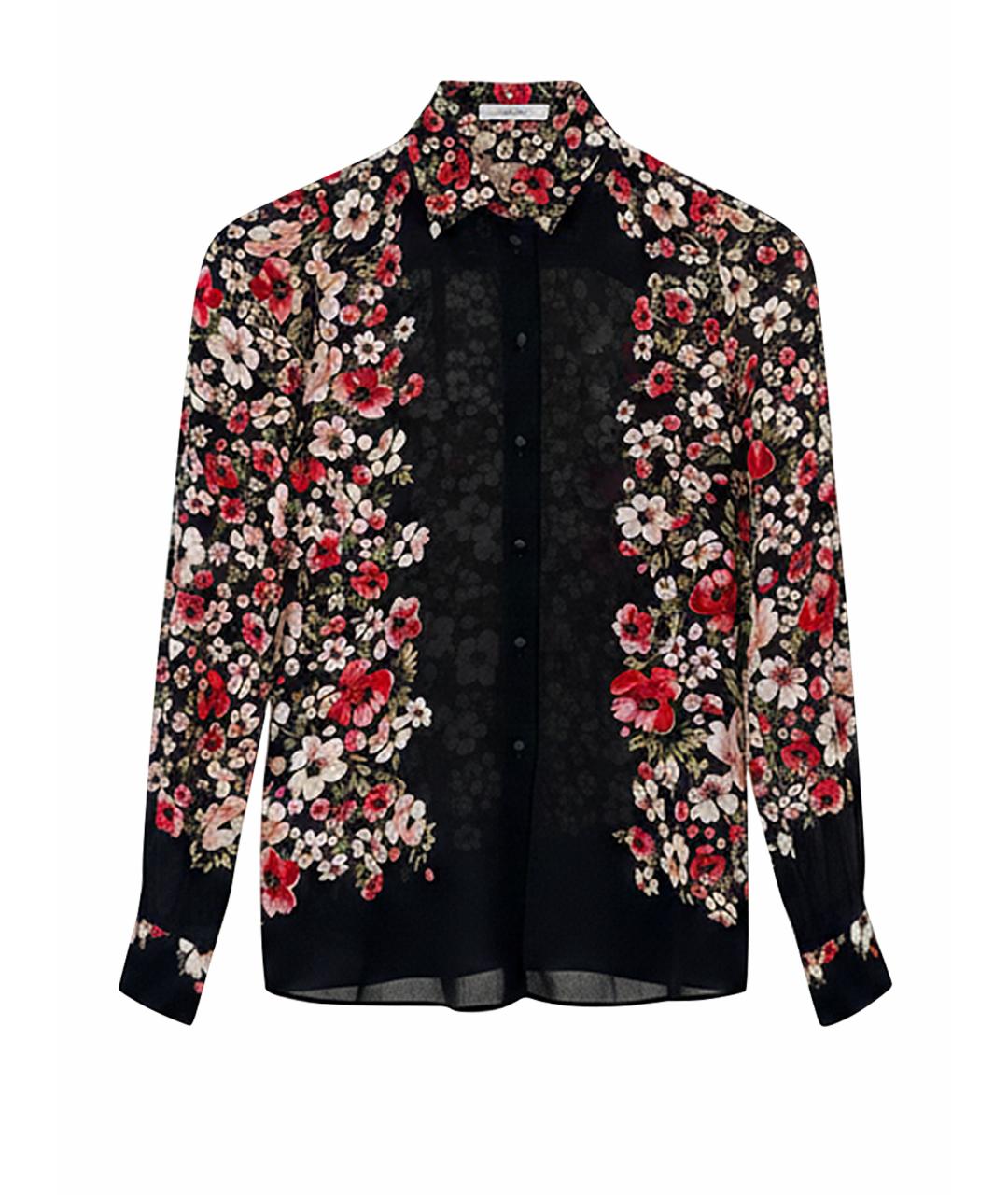 DOLCE & GABBANA KIDS Черная шелковая блузы, фото 1