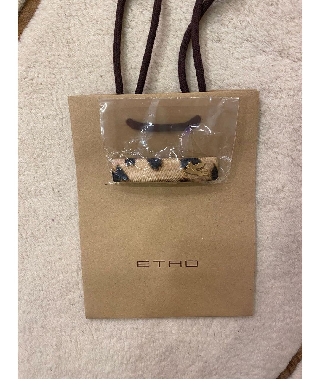 ETRO Бежевая заколка, фото 7