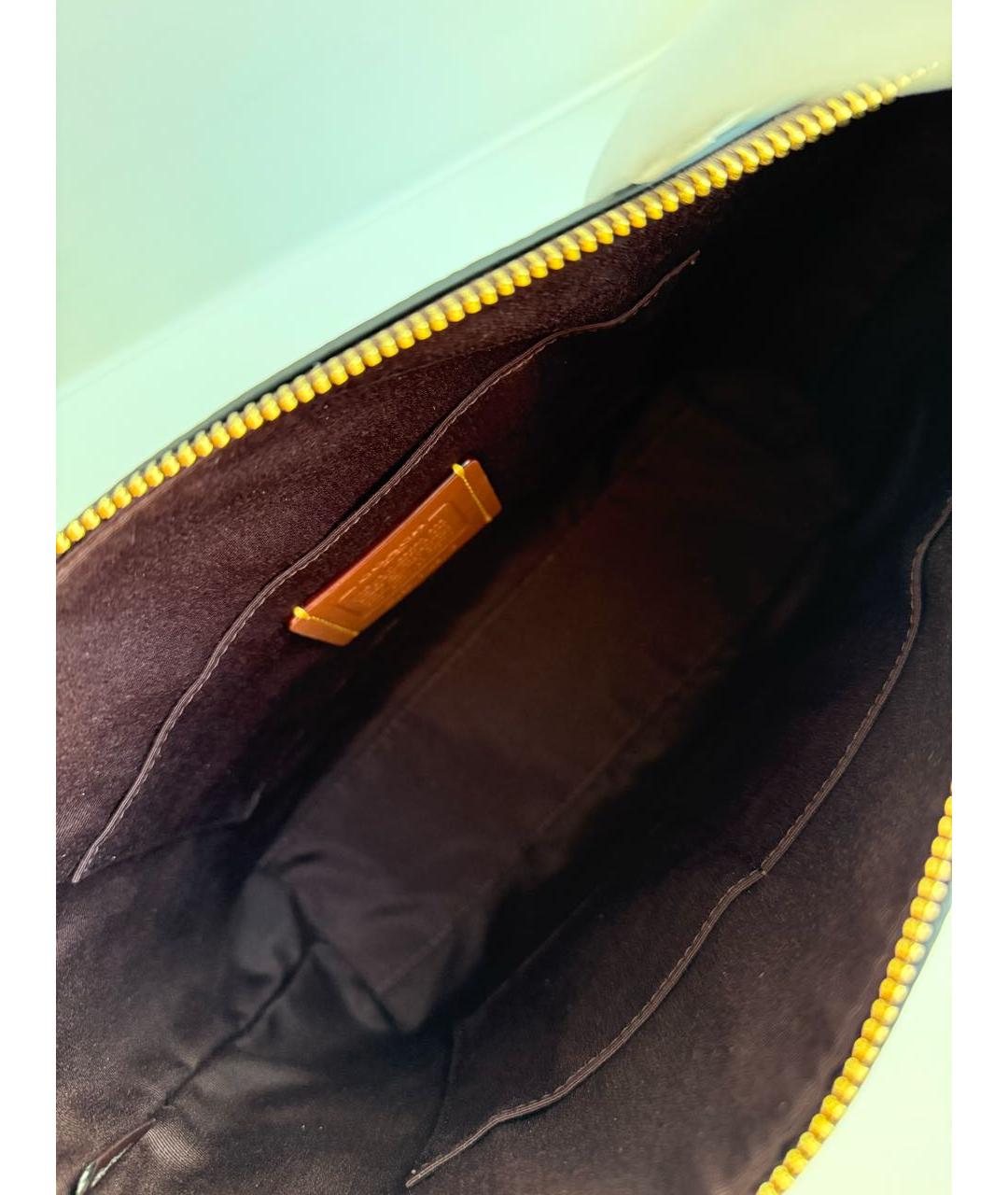 COACH Коричневая сумка через плечо, фото 4