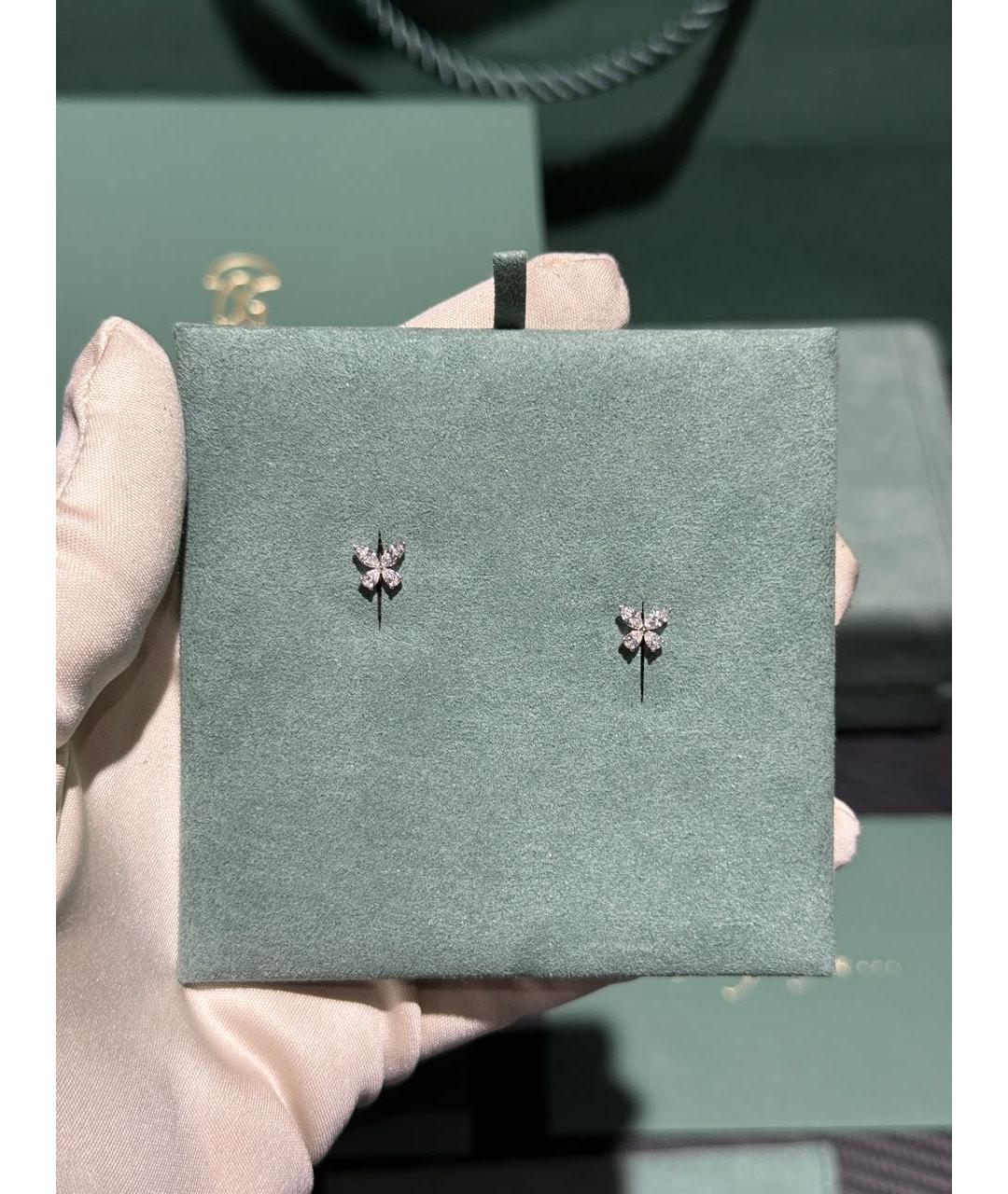 GRAFF Серебряные серьги из белого золота, фото 5