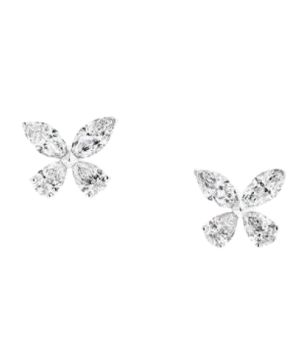 GRAFF Серебряные серьги из белого золота, фото 1