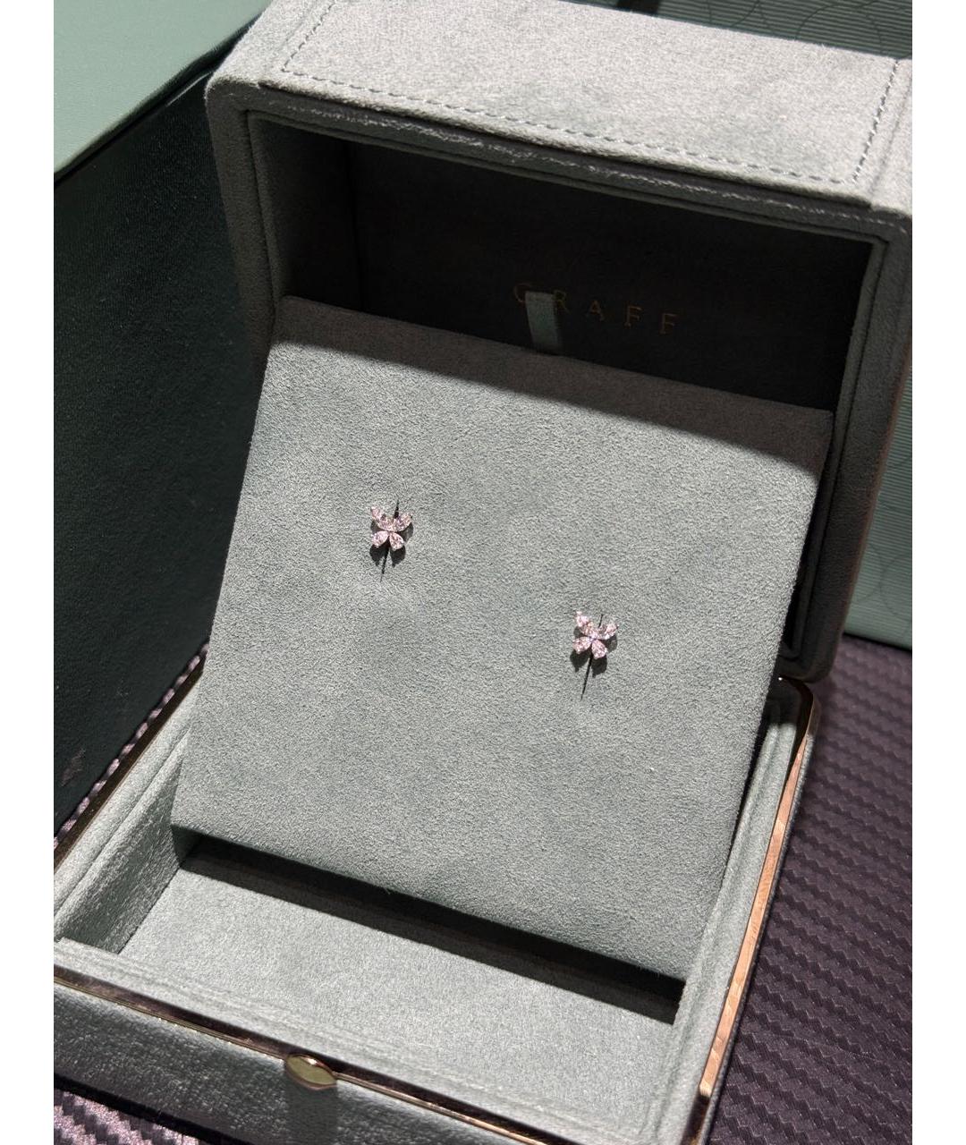 GRAFF Серебряные серьги из белого золота, фото 3